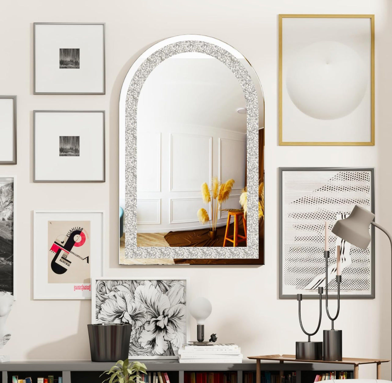 Arched Wall-Mounted Mirror